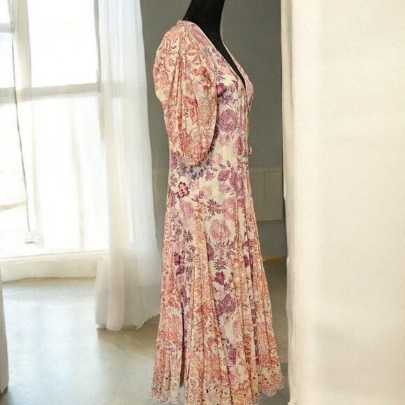 NWT- Hemant and Nandita Floral Dress- Size Large - Picture 10 of 17